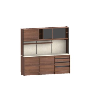 Solid Wood Slab <b>Sideboard</b> 1.5m 1.8m 2.1m With Integrated Cabinet For <b>Storage</b> - Product Image 5