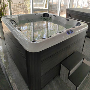 <span class=keywords><strong>5</strong></span>人豪华巴尔博亚系统美国亚克力热水浴缸室外水疗池带派对游泳热水浴缸室外水疗按摩池 - Product Image 1