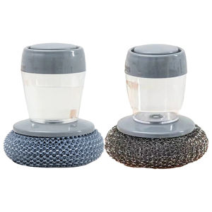 Wholesale Kitchen Cleaner Steel <b>Wire</b> Scrubber <b>Brush</b> Kit Rust Pot Pans and Cleaning Scraper Metal Soap Scrub Utensil - Product Image 6