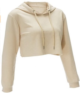 GAF Streetwear mujeres sudaderas con capucha cortas 2023 moda Otoño señora sudaderas con capucha Casual mujer suelta Tops algodón Deporte Sudaderas con capucha - Product Image 5