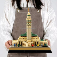 Wange Block Mezquita Nuevo Modelo 4231 Mezquita Hassan II en Casablanca, Marruecos, Gran Venta en Francia y Países Bajos