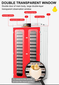 WONEGG Incubateur d'Œufs de Volaille Entièrement Automatique <span class=keywords><strong>Rouge</strong></span> Chinois, Modèle 2000, Meilleure Vente, Avec Humidificateur - Product Image 6