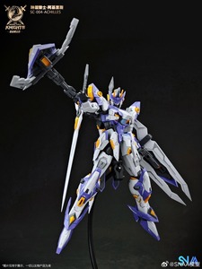 SNAA Aegis Knight Acilles Round Table Knights 1/144 Kit de Modelo de Anime en PVC - Product Image 3