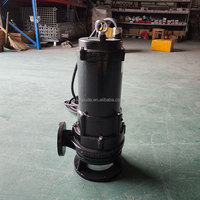 Pompe de broyage submersible industrielle IP68 WWTP MPE300-2 à double fraise pour eaux usées, robuste, pour la gestion des solides