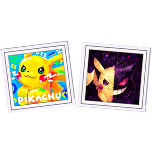 PY vente en gros 3D gravure et impression Photo <span class=keywords><strong>Carte</strong></span> Eif origines pop Pokemoned Fan Art jeu de société cadeau Pokemoned Funism personnaliser - Product Image 6