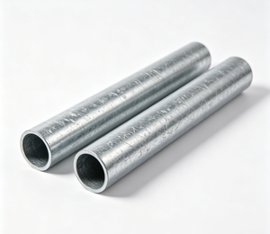 Tubo Rotondo in Acciaio Zincato Pre-Galvanizzato Saldato, <span class=keywords><strong>Dimensioni</strong></span> Stabili per Sistemi di Protezione Antincendio - Product Image 1