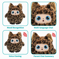Jouet robot en peluche intelligent AI, commande vocale, dialogue multilingue, racontage d'histoires, yeux dynamiques, cadeau pour enfants, marque OEM, CE FCC ROHS