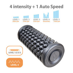 Rodillo eléctrico de espuma para la espalda de terapia física con ondas vibratorias de 5 velocidades para la recuperación muscular después del ejercicio - Product Image 2