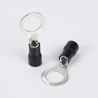 Borne à sertir annulaire isolée en PVC plaquée étain, connecteur de câble en cuivre RV3.5-10 pour distribution d'énergie électrique
