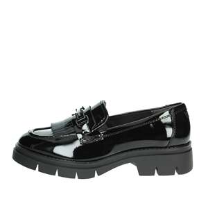 Mocasines Tamaris para Mujer 1-24320-43 Negros Talla 42 Zapatos Planos de Charol - Product Image 1