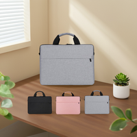 Funda para Portátil de Viaje de Negocios con Logotipo Personalizado, Bolsa para Computadora de Trabajo, Tela Oxford, Bolsa para Computadora Simple y Duradera para Almacenamiento de Portátil