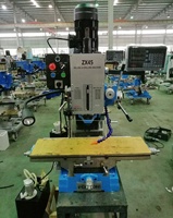 Machine à percer manuelle verticale en métal ZX45 Senmo pour le travail des métaux, mini-machine de perçage et de fraisage de service moyen