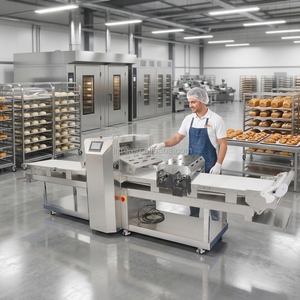 Machine à étaler la pâte électrique automatique en acier inoxydable, équipement industriel pour boulangerie, pour la farine de blé - Product Image 1