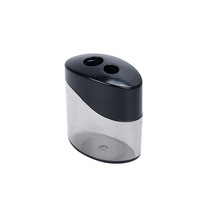 Vente en gros Mini taille-crayon mignon en plastique 2 trous Taille-crayon durable pour enfants Taille-crayon en vrac