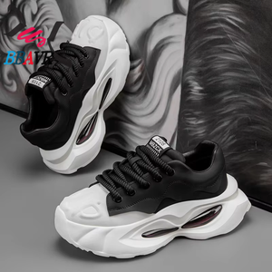 Men's Casual Shoes Campus <b>Letter</b> Design Personalized Fashionable Thick-soled Board Shoes Comfortable Sports Sneaker - Product Image 2