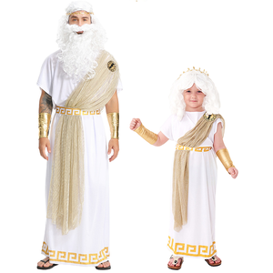 Robes Toga Grecques et Romaines Anciennes, Costume de César pour Halloween, Unisexe Adulte, en Polyester, pour Carnaval, Cosplay, Film et Animation - Product Image 1