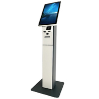 Kioks-pantalla táctil de 21,5 pulgadas para publicidad, pantalla táctil i3 Skylake, pago con NFC