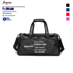 Bolsa deportiva para exteriores, bolsa deportiva con separación de ropa seca y húmeda, bolsa de gimnasio para hombre, bolsa de equipaje de gran capacidad, bolsa de viaje de cuero - Product Image 1