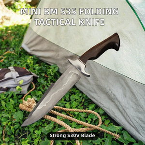 มีดพับ Mini BM 535 S30V ใบมีดตรง ด้ามไนลอนไฟเบอร์  รับผลิตแบบ OEM/ODM ใบมีดแบบคลิปพอยต์ มีดล่าสัตว์  มีจำหน่ายในสหรัฐอเมริกา - Product Image 2