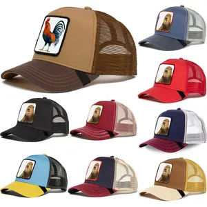 Custom di alta qualità 5 pannelli 3d sbuffo ricamo Patch Logo maglia cappellino cotone due tono nuovi cappelli da camionista all'ingrosso Gorra Era