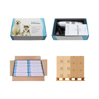 Kit de toilettage électrique sans fil pour chiots, tondeuse à poils pour chiens en plastique avec couteau de rasage et nettoyeur pour chats et animaux de compagnie