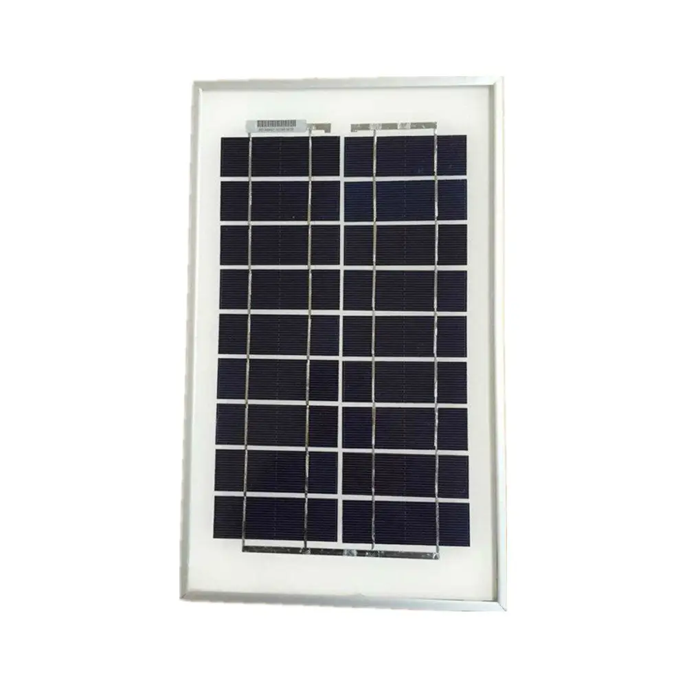 ที่มีประสิทธิภาพสูง12โวลต์5วัตต์ Polycrystalline ซิลิคอนแผงเซลล์แสงอาทิตย์ที่มีราคาต่ำ