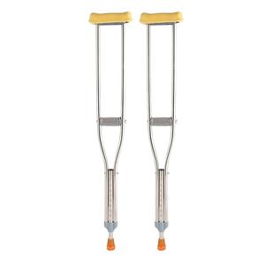 Bastones Médicos para Adultos, Fracturas, Muletas Dobles Antideslizantes para Axilas para Personas Mayores, Equipo de Rehabilitación de Acero Inoxidable - Product Image 1