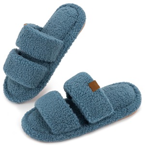 Pantoufles à bout ouvert pour femmes transfrontalières personnalisées pour Amazon coton antidérapant pour l'extérieur pour pantoufles pour l'hiver - Product Image 6