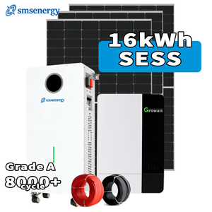 Système solaire domestique hors réseau avec batterie lithium-ion LiFePO4 SMS Grade 8000+ cycles, 5KW <span class=keywords><strong>10KW</strong></span> 15kWh 16KWh, MPPT, durée de vie de 25 ans - Product Image 1