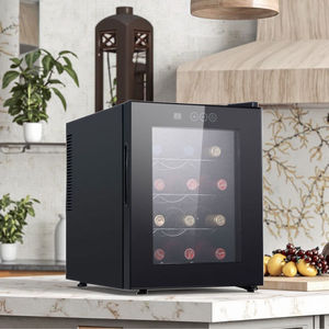 Mini réfrigérateur de bar de 32 litres, boissons, acier inoxydable, Red Bull, refroidissement par air, petit réfrigérateur d'hôtel - Product Image 1