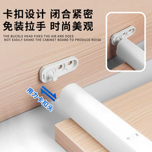 Abrepuertas Magnético Oculto para Armario, con Resorte, Diseño Minimalista, Material ABS - Product Image 5