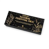 Boîte cadeau en papier rigide de luxe certifiée FSC BSCI, boîte d'emballage personnalisée imprimée pour la vente au détail d'huiles essentielles