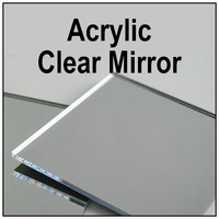 Feuille de miroir acrylique OLEG 1-3 mm, flexible, dorée, adhésive