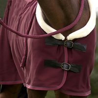 Manta Premium para Caballos, de Lana, Absorbente de Sudor, para Mayor Comodidad y Calor