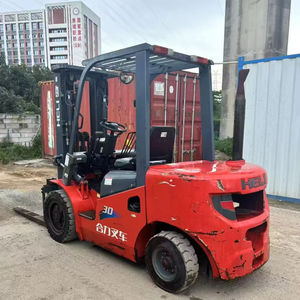 2023 משמש heli k2 3t אוטומטית בעירה פנימית awd דיזל מלגזה שני שלבים תורן מוצק צמיגים מול 1600 + שעות עבודה - Product Image 1