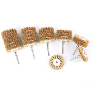 Ensemble complet de brosses de polissage industrielles en acier à poils de cheval, outils de meulage, têtes de <span class=keywords><strong>brosse</strong></span> pour <span class=keywords><strong>perceuse</strong></span> - Product Image 6
