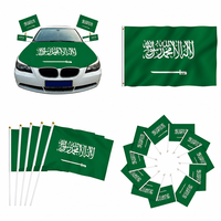Bendera Penutup Mobil Serat Poliester Berkualitas Tinggi Dapat Disesuaikan untuk Berbagai Acara Olahraga dan Tersedia di Arab Saudi.