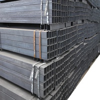 Tube rectangulaire RHS, tube en acier rectangulaire, section creuse en acier Q235B SS400 pour la construction de charpentes et de bâtiments