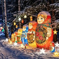 Decoración Interactiva de Faroles para Parques de Atracciones, para Navidad, Uso en Interiores/Exteriores, Espectáculo de Luces para Parques Temáticos