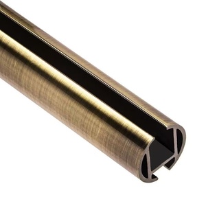 Bán buôn 2025 mạ điện Rèm đi qua que Rèm thanh lịch cực bài hát & phụ kiện - Product Image 3