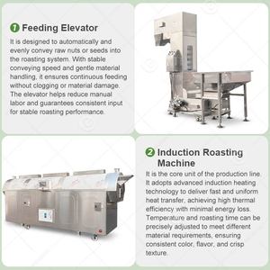 Macchina Automatica Continua a Nastro per la Tostatura di Arachidi, Noci, Mandorle, Semi di Cacao e Anacardi - Product Image 4