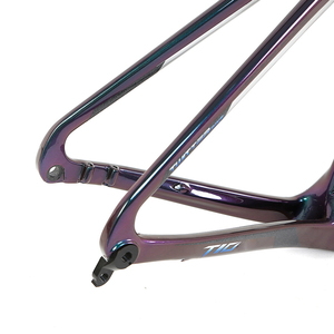 Nhà Máy Trung Quốc <span class=keywords><strong>Carbon</strong></span> <span class=keywords><strong>Cyclocross</strong></span> Khung Xe Đạp 142*12 Thru Trục <span class=keywords><strong>Carbon</strong></span> T900 Đường Xe Đạp Frameset EPS Holographic Màu - Product Image 4