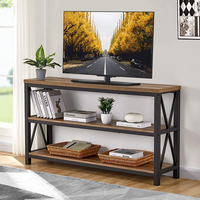 En métal En Bois Vente Étroite Moderne Canapé Rustique Nordique Console Table