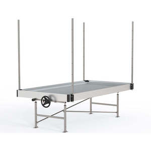 Mesas <span class=keywords><strong>de</strong></span> Cultivo para Invernadero Comercial, Mesa <span class=keywords><strong>de</strong></span> Cultivo Metálica con Ruedas, Mesa Hidropónica Móvil para Cultivo <span class=keywords><strong>de</strong></span> Plantas - Product Image 4
