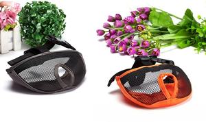 USMILEPET Bulldog bozal tela de malla de tela Oxford perro braquicefálico anti-mordedura y anti-ladrido bozal para paseos al aire libre - Product Image 4