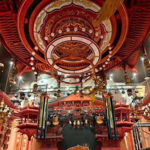 Lampu Gantung Plafon Besi Tempa Chingley untuk Pernikahan, Auditorium, Panggung, Gaya Cina, Lampu Utama, IP65, Natal, Garansi 2 Tahun - Product Image 4