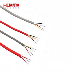 Siliconenrubber Multicore Platinum Pt100 Sensorcompensatiedraadkabel 3 draden / 4 draden Afgeschermd/Onafgeschermd - Product Image 3