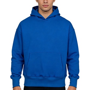 Sweat-shirt décontracté de luxe grande taille, couleur unie, fournisseur en vogue, personnalisable, en molleton épais, coupe ample, style hip-hop streetwear pour hommes - Product Image 1