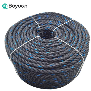 Cordon en polyester haute résistance 10 mm à 3 brins, faible élasticité, pour remorquage de bateaux, sécurisation, <span class=keywords><strong>filet</strong></span> de pêche en nylon, emballage - Product Image 2