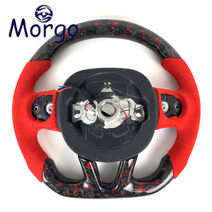 Accessoires de voiture Volant personnalisé en fibre de carbone rouge LED Rpm pour <span class=keywords><strong>Dodge</strong></span> Charger Challenger Hellcat SRT <span class=keywords><strong>RT</strong></span> 392 Durango - Product Image 2